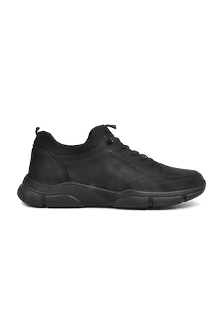 Hammer Jack 102 21555 Marian Hakiki Deri Comfort Casual Erkek Aya Siyah