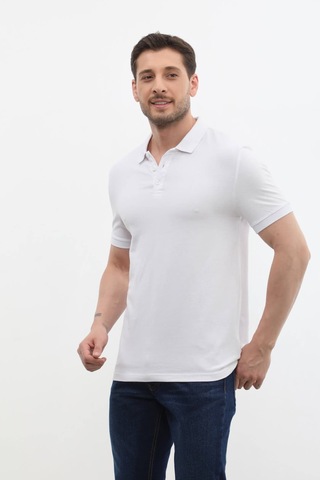 Polo Yaka Pamuk Erkek Tişört