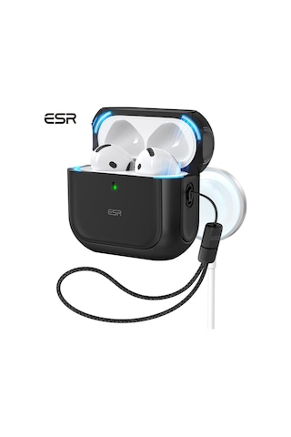 Apple Uyumlu AirPods 4 2024 Halolock Orbit Hybrid Magsafe Kılıf