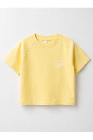 Baby Lory Kids Store Laciel Summer Club Tshirt Açık Sarı
