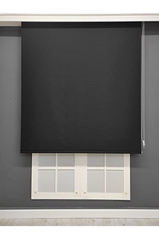 Siyah Mat Polyester Stor 160x200 Acı Kahverengi