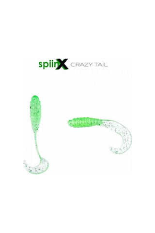 Spıınx Crazy Taıl Kuyruk 7.5cm 10p Lıght Green