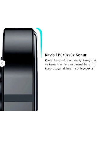 Balerion Apple Uyumlu iPhone 15 Pro Max Ekran Koruyucu Kırılmaz Cam