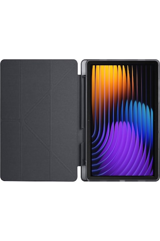 Xiaomi Pad 7 Pro / Pad 7 Uyumlu Kılıf Kalem Bölmeli Standlı Kılıf + Ekran Koruyucu + Kalem 3'lü Set Kapaklı Kılıf