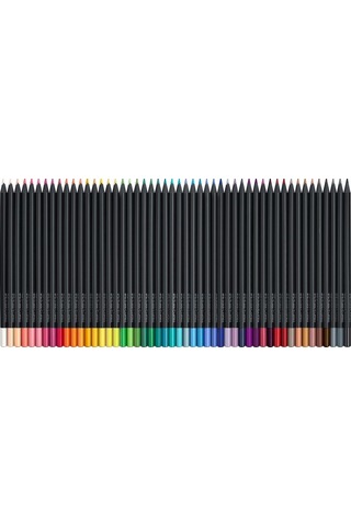 Faber-castell 116450 - Renkli Kalemler Blackwood, Black Edition, 50'li Kutu, Parlak Renkler, Yumuşak Çizgili, Siyah Ah Genel