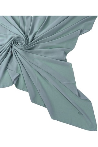 Mim Eşarp Enba Büyük Boy Şifon Düz Renk Eşarp 140x140 Cm Gri