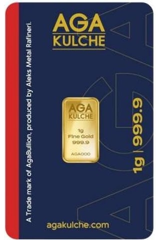 Agakulche 1 Gr 24 Ayar 999.9 Külçe Altın