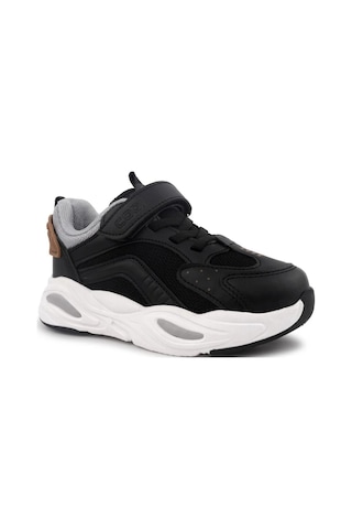 Daxtors Evo Sneaker Ortopedik Taban Unisex Çocuk Spor Ayakkabı Siyah