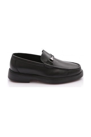 Dgn 2459-2 Erkek Loafer Ayakkabı Siyah Antik