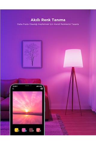 Govee Wifi + Bluetooth 800 Lümen Uygulama Kontrollü Akıllı Ayarlanabilir Modlu Led Ampul