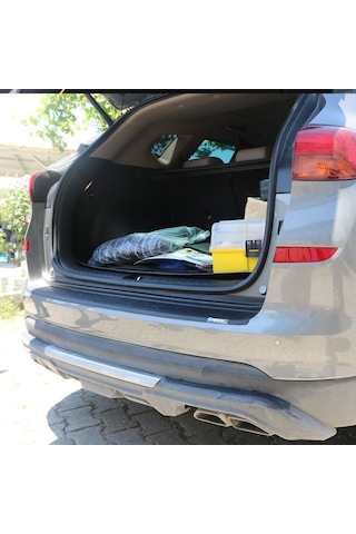 Hyundai Tucson İle Uyumlu 2018 2019 2020 Araka Tampon Üstü Eşiği Plastik