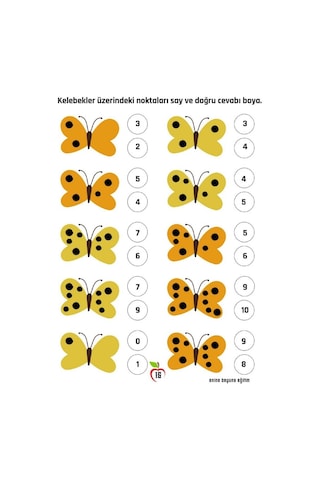 Okul Öncesi Ve 1. Sınıf Matematik Alıştırmalar Kitabı 2 Fasikül