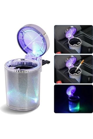 Hyundaı Accent Era 1.5 Crdi Vgt Style Ov Y Araca Uygun Rgb 7 Renkli Led Işıklı Araç İçi Küllük Cn