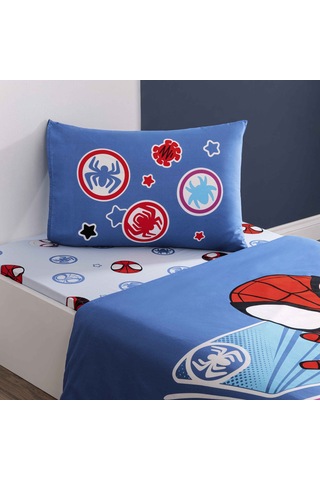 Taç Lisanslı Spidey Adventure Tek Kişilik Pamuk Nevresim Takımı 000000001000051953 Çok Renkli