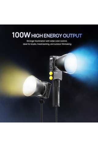 Photoolex Q100c 100w Rgb Cob Led Işık - Q100c-rgbcob