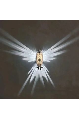 Gajeena Usb Beslemeli Trapezoid Duvar Lambası, 6lü 8w Enerji Tasarruflu Led Işık, Serin Beyaz Işık, Hızlı Montaj Kanca Beyaz