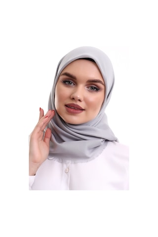 Pamuklu Pano Düz Desensiz Örtü Gri