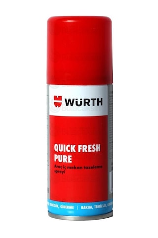Würth Araç İçi Tazeleme Quick Fresh Spreyi 100 ML Würth Araç İçi Tazeleme Quick Fresh Spreyi 100 ML