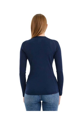Woolona Alize Uzun Kollu Kadın Sweatshirt Navy Blue