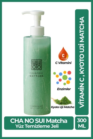 Cosmetex Roland Cha No Sui Matcha Yüz Temizleme Jeli 300 ML
