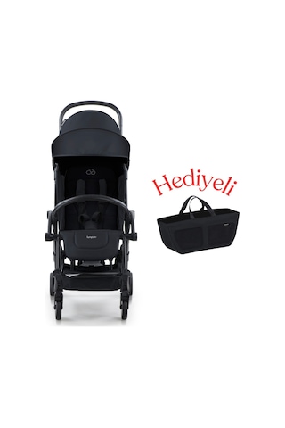 Bumprider Connect 3 Bebek Arabası / Black-black Yan Düzenleyici Çanta Hediyeli
