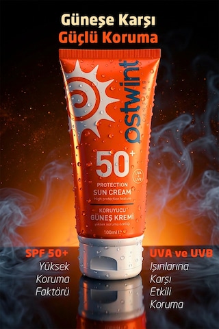Ostwint Koruyucu Güneş Kremi SPF50+ 100 ML