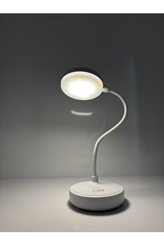 Cm 3 Renkli Şarjlı Led Masaüstü Lamba Beyaz