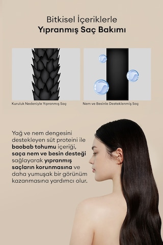 Yıpranmış Saçı Onaran Nemlendirici Saç Kremi Mılk Baobab Original Treatment White Soap 70ml