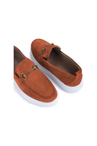 Ritzy Hakiki Deri Süet Erkek Günlük Ayakkabı, Loafer Ayakkabı