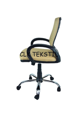 Clk-06 Fileli Petek Ofis Büro Bilgisayar Koltuğu Sandalyesi Krom Ayak