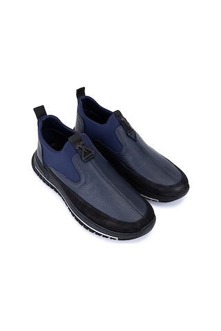 Tnc Sports Erkek Hakiki Deri Lacivert Sneakers & Spor Ayakkabı 381 14086 Erk Ayk Sk21-22 Lacı/sıyah Lacivert