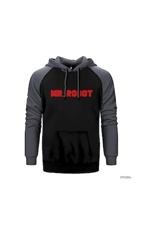 Mr. Robot Sarı Renk Reglan Kol Sweatshirt / Hoodie