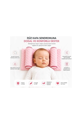 Ayarlanabilir Bebek Düz Kafa Önleyici Yastık Plagiosefali Destekleyici Yenidoğan Baş Destek Yastığı Pembe Ayarlanabilir Bebek Düz Kafa Önleyici Yastık Plagiosefali Destekleyici Yenidoğan Baş Destek Yastığı Pembe