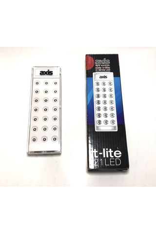 Axis T-Lıght 21 Led'Li Pratik Fener Pilli-Tel.Hat. Siyah