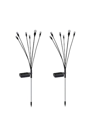 Besthome1 Rüzgarda Sallanan 6 Başlı Ip65 Güneş Enerjili Bahçe Aydınlatma Lambası 111 Karakter Su Geçirmez