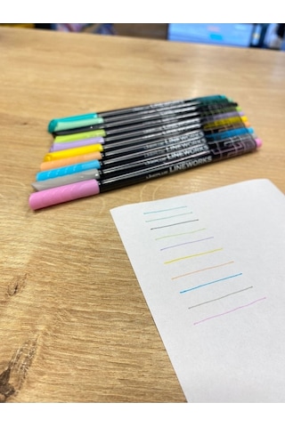 Fineliner Pastel Renk 10' Lu Kalem Seti