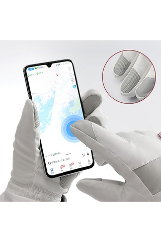 Golovejoy Sk29 Bir Çift Kış Kayak Eldiveni Termal Isıtıcı El Kapağı Dokunmatik