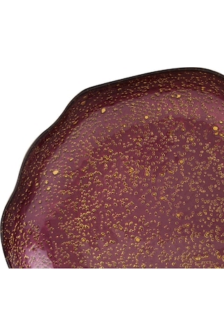 Karaca Lovızna Dekoratif Tabak 38 CM Bordo