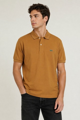 Lacoste Men's Classic Fit Polo T-shirt Erkek Polo Yaka Tişört Bej
