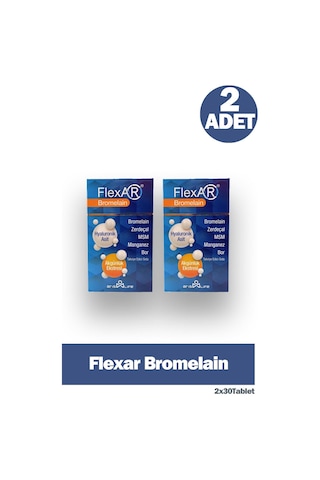 Flexar Bromelain 30 Tablet 2 Adet