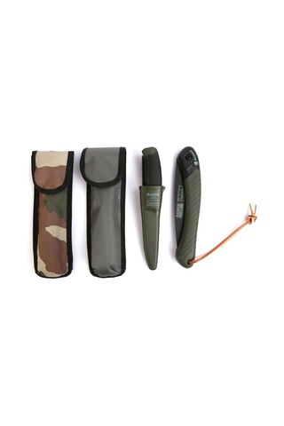 Bahco Laplander Testere Ve Bıçak Seti Özel Taşıma Kılıflı Yeşil Kılıf