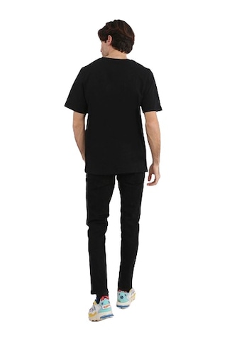 Jack & Jones Renk Geçişli Logo Baskılı Tişört Forest 12249602 Siyah