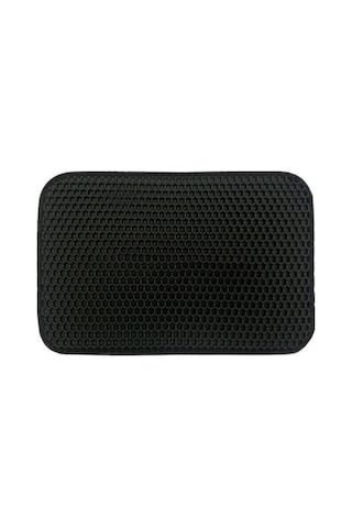 Geekyou Kedi Kumu Pedini Tutan Büyük Boy Eva Çift Katlı Kedi Kumu Filtre Ped 40x60cm Gri Evcil Hayvan Altyapısı