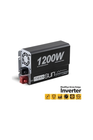 Mexxsun 1200w 12v Modifiye Sinüs İnverter