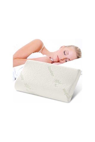Visco Boyun Destek Yastığı Ortopedik Visco Yastık 40X60 CM 11 CM