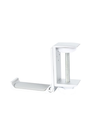 Sones Kulaklık Braketi İnternet Kafe Monitörü Kulaklık Askısı Masaüstü Kulaklık Sergileme Standı, Stil: Kilitli Klips Tipi Gümüş