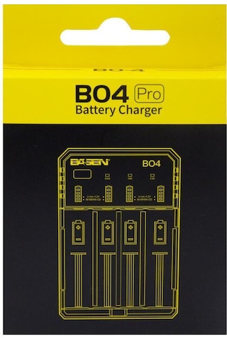 Sertec Basen Bo-4 Pro 18650 3.7V 4'Lü Pil Şarj Aleti