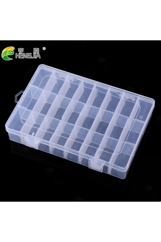 24 Hücre Plastik Balıkçılık Sahte Yemli Olta Takımı Kutusu Saklama Kutusu Taşınabilir Mücadele Çok Fonksiyonlu Organizatör Balıkçılık Kutuları