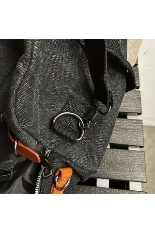 Sandwich Motion003 Beyaz Hafif Vintage Tote Çantası Büyük Kapasiteli Spor Seyahat Çantası Beyaz/ Beyaz