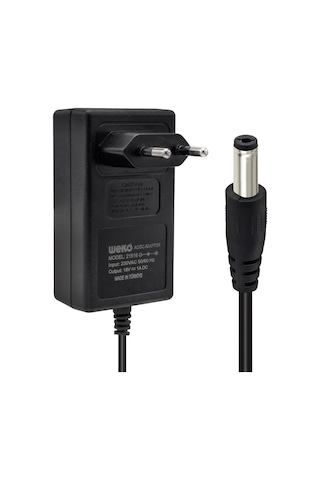 Weko 18 Volt 1 Amper Priz Tip 5.5x2.5 Uç Adaptör
